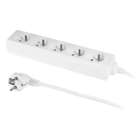 Plastrol Przedłużacz z pięciokrotnym gniazdem wtyczkowym ECO W-97488