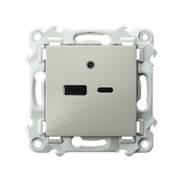 OSPEL SZAFIR GPUSB-2Z/m/83 Ładowarka USB A+C beż