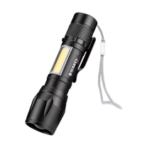 LATARKA LED ZOOM AKU 5W XPE+ COB+ ETUI