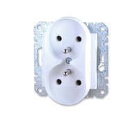 Schneider asfora eph9810221 gniazdo podwójne 2x2p+pe