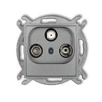 KARLIK ICON 7IGSP  Gniazdo abonenckie RTV-SAT przelotowego 10dB