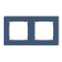 KARLIK MINI 64MR-2 Ramka uniwersalna podwójna kwadratowa z tworzywa