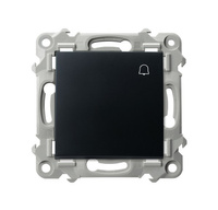 OSPEL SZAFIR ŁP-6Z/m/33 Łącznik zwierny "dzwonek" czarny metalik