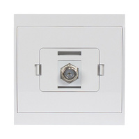 Gniazdo pojedyncze typ F Luna, TV/F-F1/L1, biały