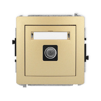 KARLIK DECO 29DGTV-1  Gniazdo antenowe pojedyńcze  TV