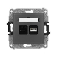 KARLIK MINI 28MCUSB-8 Ładowarka USB podwójnaj USB C + USB A