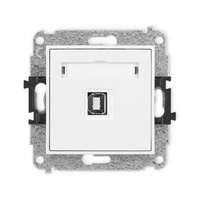 KARLIK ICON 25IGUSB-3  Gniazdo pojedyńcze  USB A-B 2.0