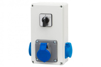 F-ELEKTRO F3.0802  Rozdzielnica BICO 32/3, 2x230V, 0/1(25A)