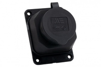 F-ELEKTRO Gniazdo gumowe natynkowe proste 230V 16A IP44 F6.0369