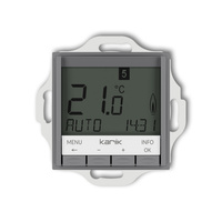 KARLIK ICON 27IRT-3.2 Mechanizm uniwersalnego elektronicznego tygodniowego regulatora temperatury (podświetlenie niebieskie)