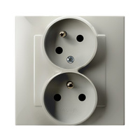 OSPEL SZAFIR GP-2ZC/83 Gniazdo podwójne z uziemieniem niezamienność faz