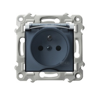 OSPEL SZAFIR GPH-1ZZ/m/00/d Gniazdo bryzgoszczelne z uziemieniem IP-44 