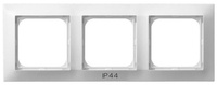 OSPEL IMPRESJA RH-3Y/00 Ramka potrójna do łączników IP-44 biały