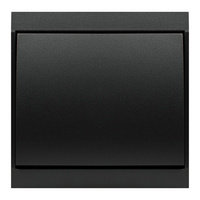 Łącznik krzyżowy p/t Luna, 10A, 250V, WP-8L, czarny