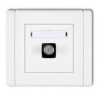 KARLIK FLEXI FGTV-1  Gniazdo antenowe pojedyncze TV