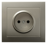 OSPEL KIER GP-1W/45 Gniazdo pojedyncze satyna
