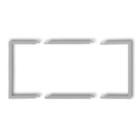 KARLIK prod. uzupełniające 7DRW-2 Ramka wypełniająca podwójna DECO