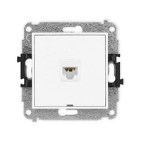 KARLIK MINI 25MGKBO-7  Gniazdo komputerowe pojedyńcze  1xRJ45