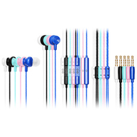 EXC Mobile słuchawki dokanałowe z mikrofonem BASS, kolor mix