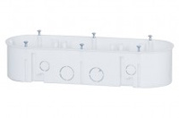 F-ELEKTRO Puszka końcowa 3x60 do płyt gipsowych 140x70x45 mm F1.0011