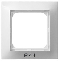 OSPEL IMPRESJA RH-1Y/00 Ramka pojedyncza do łączników IP-44 biały