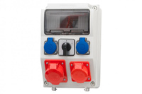 F-ELEKTRO F3.0248 Rozdzielnica CAJA 9M 2x32/5, 2x230V, 0/1(32A)