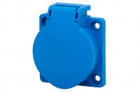 F-ELEKTRO Gniazdo tablicowe z klapką16A 250V 2P+Z IP54 71094