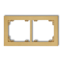 KARLIK DECO 29DR-2 Ramka uniwersalna podwójna z tworzywa