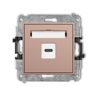 KARLIK ICON 62IGUSB-7 Mechanizm gniazda pojedynczego 1xUSB C-C