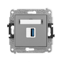 KARLIK MINI 27MGUSB-5 Mechamizm gniazda pojedynczego USB A-A 3.0