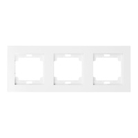 Ramka potrójna pionowa Onyx, RA-3OP, biały