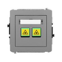 KARLIK DECO 27DGOP-2 Gniazdo światłowodowe optyczne podwójne