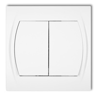 KARLIK LOGO LWP-8.1 Łącznik żaluzjowy (dwa klawisze bez piktogramów)