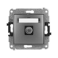 KARLIK ICON 11IGTV-1  Gniazdo antenowe pojedyńcze  TV