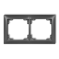KARLIK DECO 11DRSO-2 Ramka uniwersalna podwójna z tworzywa dECO Soft