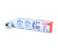 Emos p0411 przedłużacz z uziemieniem 4 gniazda 1,5m