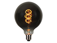 LED line PRIME żarówka LED E27 4W 1800K 150lm 220-240V FILAMENT G125 KULA RETRO VINTAGE GRAFIT ŚCIEMNIALNA