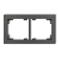 KARLIK DECO 11DR-2 Ramka uniwersalna podwójna z tworzywa