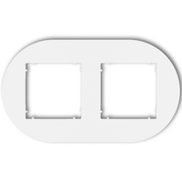 KARLIK MINI 25MRTO-2 Ramka uniwersalna podwójna okrągła z tworzywa