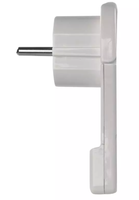 Wtyczka kątowa ultra płaska za meble szafe z uziemieniem