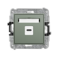 KARLIK MINI 61MGUSB-7 Mechanizm gniazda pojedynczego 1xUSB C-C