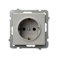 OSPEL SONATA GP-1RS/m/82 Gniazdo pojedyncze z uziemieniem schuko