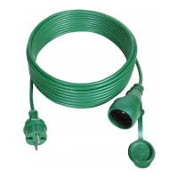 Plastrol Przedłużacz T-00157 Z jednokrotnym gniazdem 10m IP44 zielony