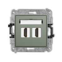 KARLIK ICON 61IHDMI-6 Mechanizm gniazda podwójnego HDMI 2.1, 8K