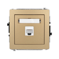 KARLIK DECO 8DGK-7 Gniazdo komputerowe pojedyńcze 1xRJ45