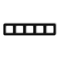 KARLIK MINI 12MRTZ-5 Ramka uniwersalna pięciokrotna zaokrąglona z tworzywa