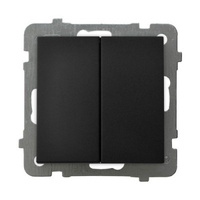 Ospel as Łącznik podwójny zwierny czarny metalik ŁP-17G/m/33