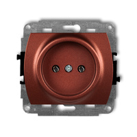 KARLIK TREND 9GP-1 Mechanizm gniazda pojedynczego bez uziemienia 2P (bez przesłon torów prądowych)