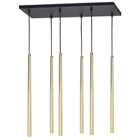 TABUNG 6P, lampa wisząca, G9 max.6W, złota