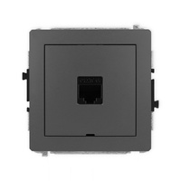 KARLIK DECO 28DGKBO-3  Gniazdo komputerowe pojedyńcze  1xRJ45